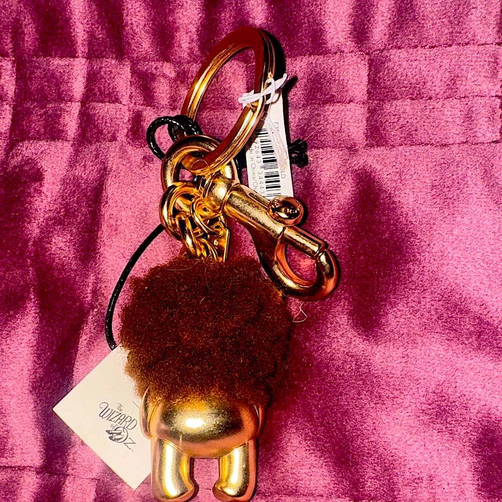 Coach Nwt 2018 Retired Coach Wizard of Oz Bear Keychain Charm the cowardly lion. - Picture 10 of 13